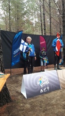 WMOC2017 Pirkko Kaliola sarja D60 hopeamitali