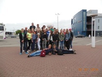 Kaupunki ystävyysottelu Tarto 2014 Turun joukkue. Mahtilaisia Joonas, Emmi, Joona, EskojaKeijo