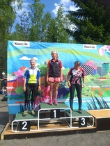 Pirkko Kalliola SM pronssia D65 keskimatka 2018 Kouvola