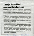 Turun Tienoossa kirjoitus Mahtilaisista Jukolassa 2017