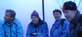 Jarkko, Pertti, Tuula ja Kari